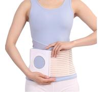 Ceinture de stomie médicale for Hommes ou Femmes, Ceinture de Soutien for stomie Abdominale, Housses de Ceinture de Soutien for stomie, Sac de colostomie et iléostomie (Trou de 3,14 Pouces)(C,Small)