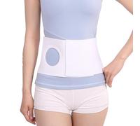 Ceinture de stomie médicale for Hommes ou Femmes, Ceinture de Soutien for stomie Abdominale, Housses de Ceinture de Soutien for stomie, Sac de colostomie et iléostomie (Trou de 3,14 Pouces)(A,Small)
