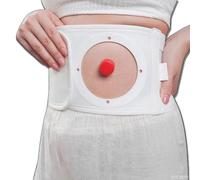 Ceinture de Stomie Réglables, Ceinture de Colostomie pour Hommes, Bandage de Stomie pour les Soins Post-Opératoires, Coupe Confortable Adaptée à Toutes les Saisons(X-Large)