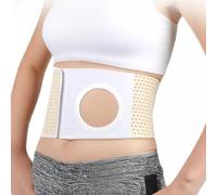 Ceinture de Stomie Unisexe, Ceinture pour Hernie Ombilicale en Coton, Ceinture pour Hernie Ombilicale pour Hommes, Abdominale pour Hernie, Prévention des Hernies(S)