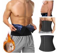 Ceinture de Sudation Abdominale pour Homme Minceur Gaine Amincissante Ventre Plat Invisible, Soutien du Dos XXL/XXXL