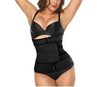 TECH DISCOUNT Ceinture de Sudation Femme du Ventre Elastique Ceinture au Crochet Autour de la Taille Faire du Sport Abdominale pour Perdre du poid