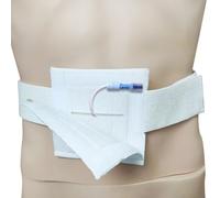 Ceinture de support de tube G, tube d'alimentation pour dialyse péritonéale, coussinets de tubes de dialyse abdominale confortables et dissimulés pour gastrostomie pour hommes et femmes ,Length 125cm