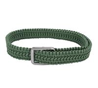 Ceinture de survie militaire de corde parapluie tissée pour le camping de randonnée (Vert)