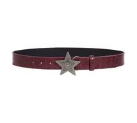 Ceinture de taille gravée, boucle étoile, chaîne Punk, ceinture de Costume pour robe portefeuille, taille pour jupe de Costume, jean, bijoux, boucle étoile pour femmes