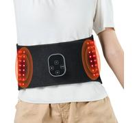 Ceinture de thérapie à la lumière rouge - 660/850 nm pad de luminothérapie - 112 LED - Thérapie efficace contre la douleur pour la taille et le dos - Bien-être et relaxation