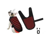Ceinture De Thérapie À La Lumière Rouge For Animaux De Compagnie, Coussin Corporel Anti-douleur, Enveloppe Chauffante À Infrarouge 660nm Et 850nm For Chiens Et Chats(Small)