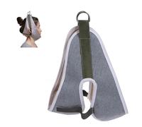 Ceinture de traction cervicale en toile Ceinture de traction cervicale souple et réglable Accessoires gris