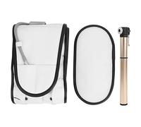 Ceinture de traction de la taille gonflable courroie de fixation lombaire blanc