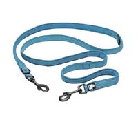 Ceinture de Traction pour Chien Ceinture de Marche 7 en 1 Nylon for Chien, Mains Libres, Double Crochet, multifonctionnelle, for l'entraînement(Blue,M)