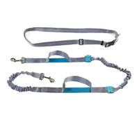 Ceinture de Traction pour Chien Ceinture élastique Mains Libres for Chien et Chat, Accessoire de Sport Plein air la Course à Pied, chaîne réglable Animaux Compagnie(Blue)