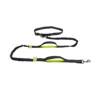 Ceinture de Traction pour Chien Ceinture élastique Mains Libres for Chien et Chat, Accessoire de Sport Plein air la Course à Pied, chaîne réglable Animaux Compagnie(Green)