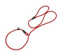 Ceinture de Traction pour Chien Collier et Laisse for Chien, Corde en Nylon Robuste, Anti-Traction, Ceinture de Dressage Petits Chiens Chiots(Red,M Size 0.8cm x 130cm)
