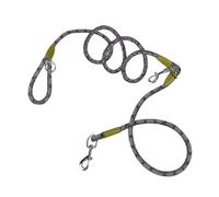 Ceinture de Traction pour Chien Laisse en Nylon for Chien de Compagnie, Corde Traction for Courir, Mains Libres, for Petits, Moyens et Grands Chiens(Gray,M 1.0x235cm)