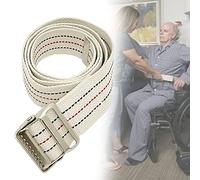 Ceinture de Transfert 183 cm, 5 cm Large, Boucle Métallique, Grande Taille | Aide à la marche, au lever et au transfert pour aidants, soignants, thérapeutes et seniors
