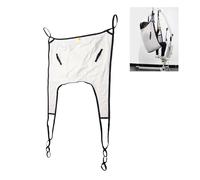 Ceinture de transfert avec tête, élingue de levage complet pour patient, chaise percée pour le transfert du lit au fauteuil roulant (taille M)