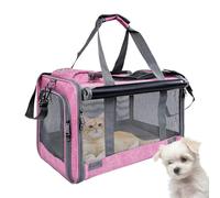 Ceinture De Transport pour Chat, Sac Portable Voyageur Respirant Lavable | Petit Coffret De Transport Pour Animaux Domestiques, Sac Pour Chat À Bords Souples