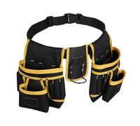 Ceinture de travail avec 27 compartiments de rangement dédiés à outils, réglable de 78,7 à 122,9 cm, conçue pour une utilisation prolongée et les essentiels en déplacement