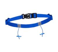 Ceinture de Triathlon avec 6 Boucles de Gel, Réglable 90cm (35.4"), Transition Rapide pour Course et Cyclisme, Bleu