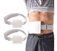 Ceinture de tube d'alimentation 2 pièces, support de tube d'alimentation réglable, doux, confortable et respirant pour accessoires dialyse péritonéale, ceinture