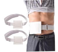 Ceinture de tube d'alimentation 2 pièces, support de tube d'alimentation réglable, doux, confortable et respirant pour accessoires dialyse péritonéale, fournitures