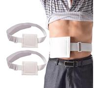 Ceinture de tube d'alimentation 2 pièces, support de tube d'alimentation respirant doux et confortable réglable pour accessoires dialyse péritonéale, ceinture dialyse péritonéale