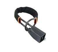 Ceinture de Verrouillage du Volant Pour Clio 2012-2016,antivol de volant de voiture-Boucle de ceinture de sécurité antivol à longueur réglable,A-Black
