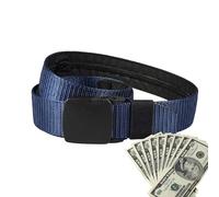 Ceinture de voyage sûre : ceinture anti-vol, poche de sécurité | Boîte portefeuille intégrée, ceinture pratique et pratique pour transporter des espèces précieuses et des objets lorsque vous voyagez