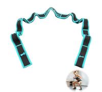 Ceinture de yoga élastique, Band D'étirement de Yoga avec 9 Boucles Bandes de Boucle d'exercice Pilates Résistance Fitness Bandes Sangle d'étirement deyoga pour pilates fascias musculation ballet