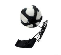 Ceinture d'entraînement de football avec sangle élastique de rebond pour entraînement de dribble et de coups de pied, sac de frappe portable en nylon pour intérieur et extérieur
