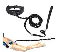 Ceinture d'entraînement de natation - Bande textile flexible, profil renforcé, équipement de cravate aquatique réglable, solution de résistance aux chocs contrôlée, conception d'ancrage de taille sûre