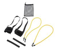 Ceinture D'entraînement Natation en Piscine, Résistance Réglable, Noir | Dos Crawlé et Brasse, Installation Facile, Nage Stationnaire Continue, Paquet Filet