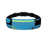 Ceinture d'entraînement ventilée réglable sécurisée avec bandes réfléchissantes et grand espace de rangement pour la gym, la course à pied, le cyclisme, les accessoires rebondissent sans pochettes de