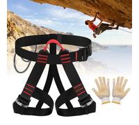 Ceinture d'escalade, ceinture d'escalade, demi-sangle d'escalade, ceinture de sécurité, ceinture d'escalade, sangle d'escalade fixe, sangle semi-corps pour descendre en rappel, alpinisme, escalade