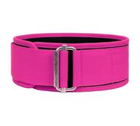 Ceinture d'haltérophilie à verrouillage rapide Ceintures d'entraînement de gymnastique en nylon réglables for hommes et femmes Soulevé terre Squat Lifting Support du dos(Pink,XL)