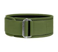 Ceinture d'haltérophilie à verrouillage rapide Ceintures d'entraînement de gymnastique en nylon réglables for hommes et femmes Soulevé terre Squat Lifting Support du dos(Green,XL)