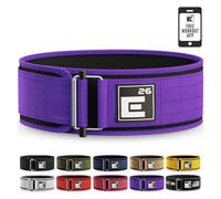 Ceinture d'haltérophilie autobloquante - Ceinture d'haltérophilie de qualité supérieure pour le fitness fonctionnel, l'haltérophilie et les athlètes olympiques - (moyen, violet)