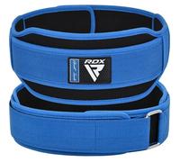 Ceinture d'haltérophilie double RDX RX5 Bleu L