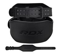 Ceinture d'haltérophilie en cuire RDX 6" Noir M