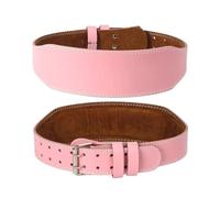 Ceinture d'haltérophilie for femmes 10,5 cm de largeur Gym Fitness Squats soutien du dos Powerlifting Cross Training d'entraînement Rose(L)