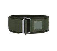 Ceinture d'haltérophilie réglable en Nylon, ceinture d'entraînement de gymnastique for hommes et femmes, Support levage du dos Pour Hommes Femmes(Green,M)