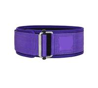 Ceinture d'haltérophilie réglable en Nylon, ceinture d'entraînement de gymnastique for hommes et femmes, Support levage du dos Pour Powerlifting(Purple,XL)