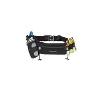 Ceinture d'hydratation 1 gourde 350ml et portes gels noir Fitletic L/XL