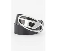 Diesel OVAL D LOGO B-1DR W belt men Belts black taille: 85 CM
