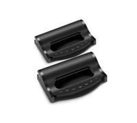 ceinture doux 2 Pièces Universel Voiture Sécurité Ceinture De Boucle Pince Bouchon Ajusteur Pour Détendre Épaule Cou Sangle Clips Protège-ceinture(Black)