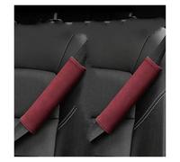 ceinture doux Pour Ford Pour Focus Pour Fiesta Pour Ranger Pour Mondeo S-MAX Kuga Pour Mustang Ceinture De Sécurité Épaulière Confortable Protège-ceinture(Wine red)