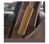 ceinture doux Pour LYNK&CO 03 Pour PHEV 05 09 Pour MHEV 01 06 02 + Ceinture Sécurité Voiture Épaulière En Daim Protecteur Ceintures Protège-ceinture(23cm Cognac)