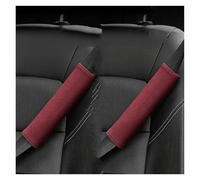 ceinture doux Pour R Line Pour Golf 4 5 6 7 Pour Touran Pour Polo Voiture Ceinture Sécurité Épaulettes Protection Du Cou D'épaule Protège-ceinture(Wine red)