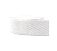 Ceinture élastique de 2,5 à 10 cm pour jupes, bande de rechange pour couture et confection de vêtements DIY,Blanc,25 mm, 5 mètres