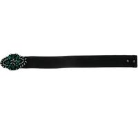 Ceinture élastique en strass performance fiable, design ergonomique, application polyvalente, ceinture réglable en vert émeraude, ceinture décorative extensible pour P...